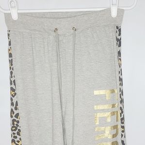 Ashley Stewart Sport Leopard Fierce Joggers